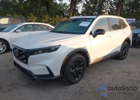 2024 Honda Cr-V Hybrid Sport z USA, uszkodzony, nr VIN 7FARS6H54RE027662